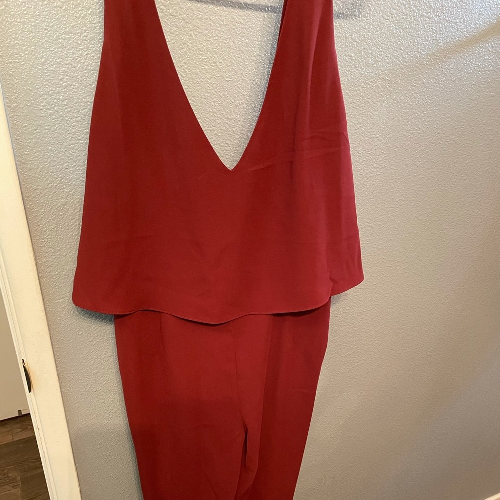 Red jumpsuit